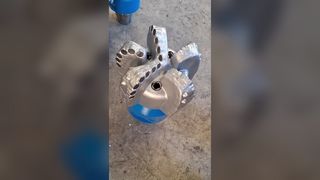 Punta da trapano PDC da 9" per lavorazioni di durezza media